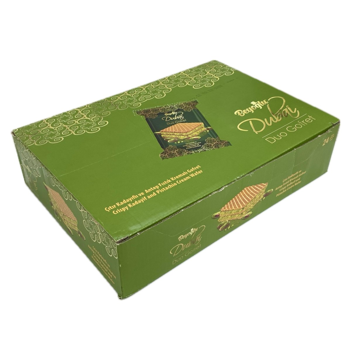 Beyoglu | Dubai Duo Wafer (Pistachio and Kadayif Cream Filled) - 36g - TryAladdin