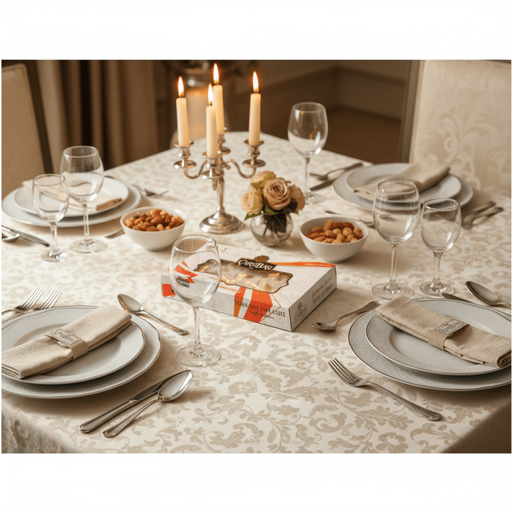 Carsibasi Premium Gluten - Free Sultan Turkish Delight with Hazelnut - 500g Box - TryAladdin