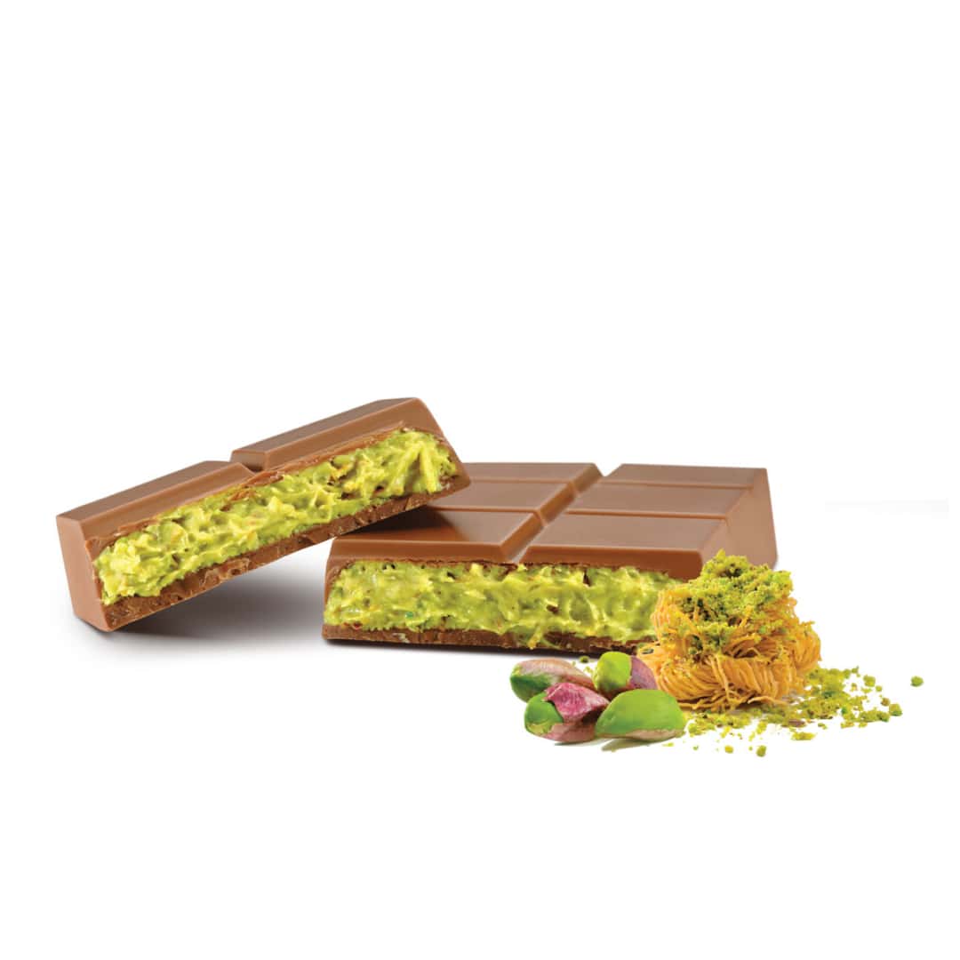 Elit Dubai Milk Chocolate with Pistachio Cream and Crispy Kataifi - 90g - TryAladdin