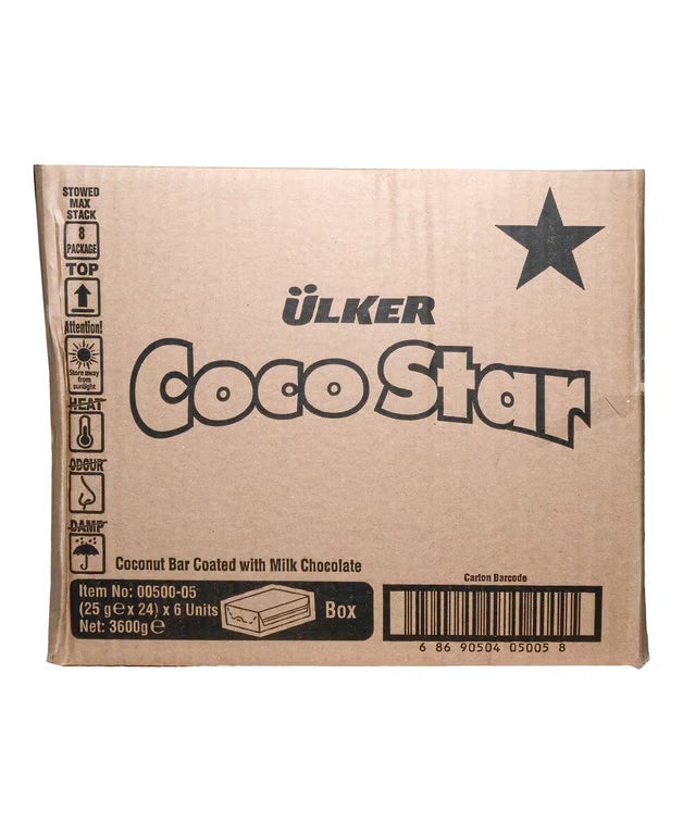 Ülker | Cocostar Schokoladenriegel mit Kokosnüssen 25g