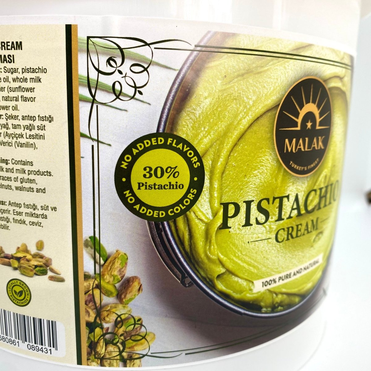Malak Pistachio Cream with 30% Pistachio - TryAladdin
