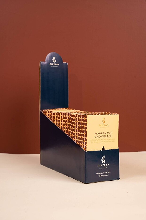 Marrakesh Chocolate: Double Roasted Hazelnut Cream & Crispy Kadayif Milk Chocolate - TryAladdin