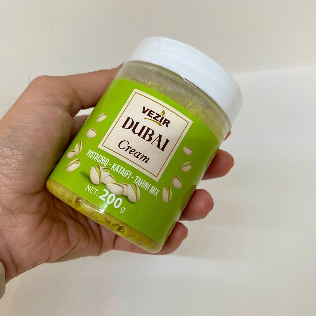 Vezir Dubai Spread – Pistachio, Kataifi & Tahini Blend (200g) - TryAladdin