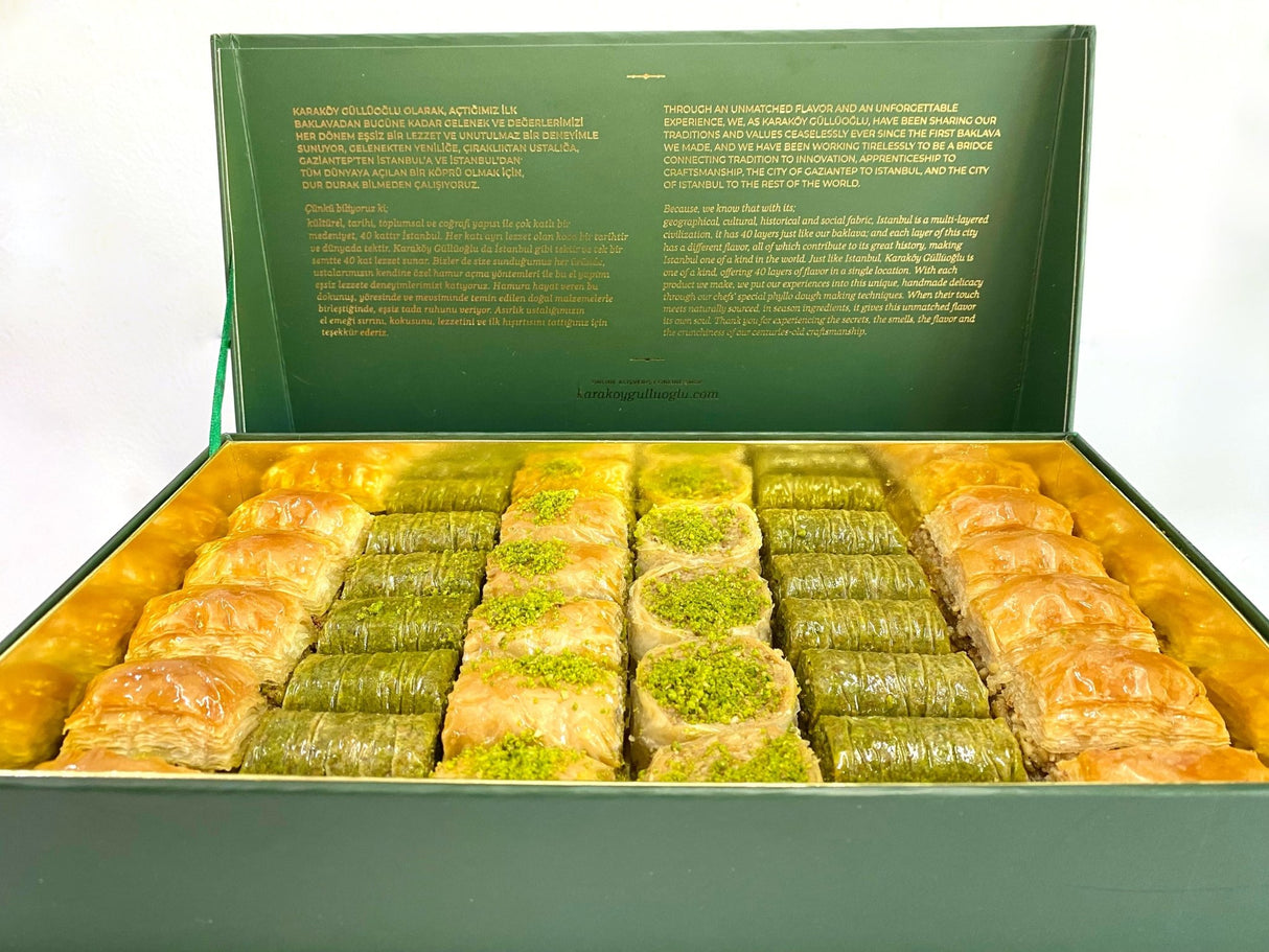 Karakoy Gulluoglu | Turkish Assorted Baklava in Special Gift Box - TryAladdin