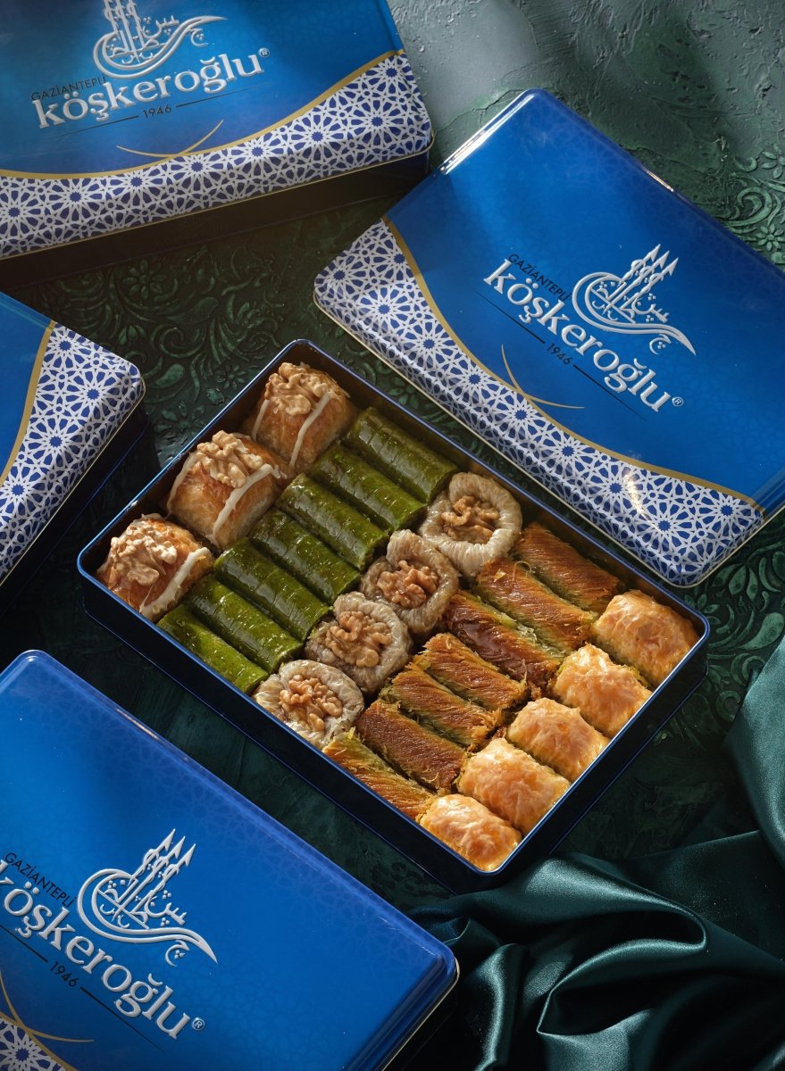 Koskeroglu | Premium Assorted Baklava with Gift Metal Box - TryAladdin