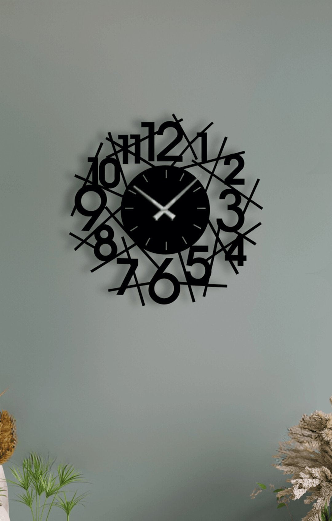 NR Dizayn | Decorative Metal Wall Clock - TryAladdin