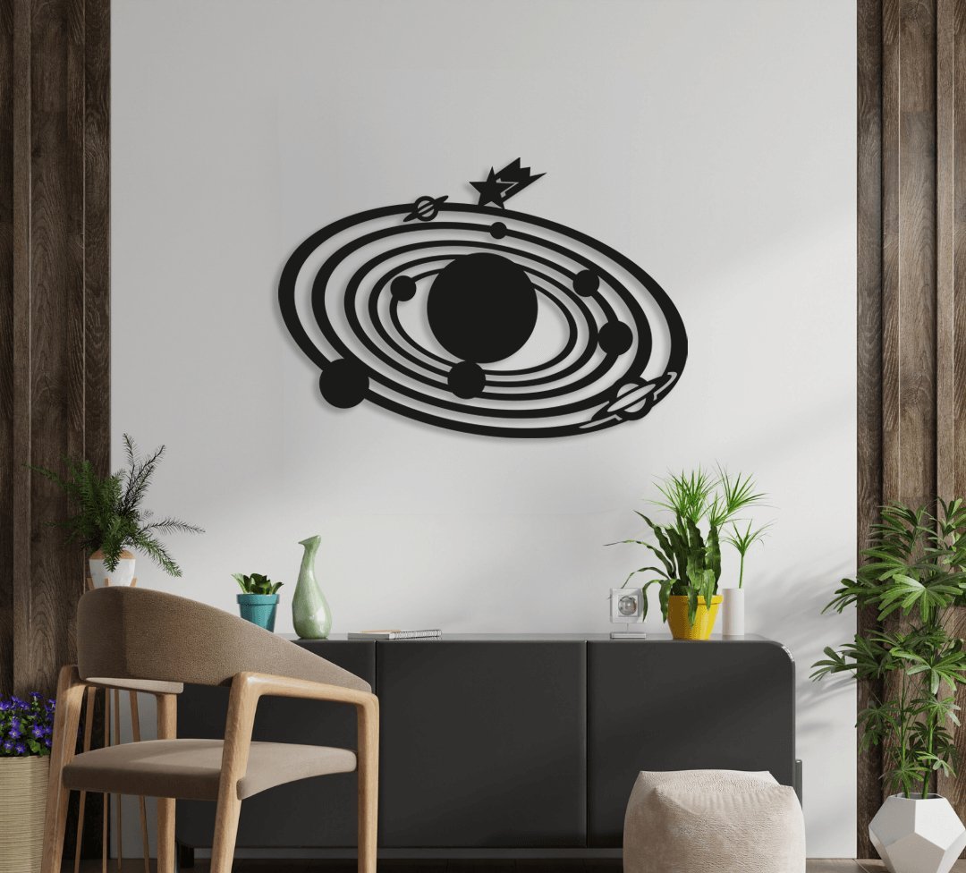 NR Dizayn | Space Decorative Metal Wall Art - TryAladdin
