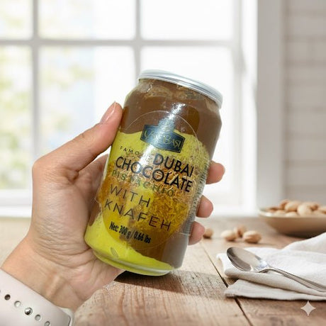 Carsibasi Viral Dubai Chocolate Spread (Pistachio & Knafeh) - 300g Jar - TryAladdin