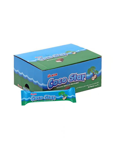Ülker | Cocostar Schokoladenriegel mit Kokosnüssen 25g