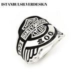 Harley Davidson Motorcycle Signet Ring - TryAladdin