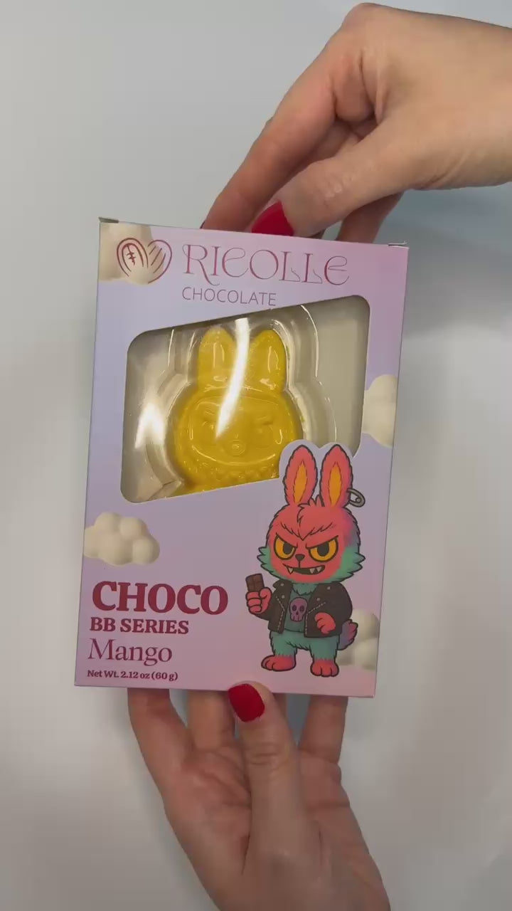 Ricolle Babbulu (BB) Serie Mango Knallbonbon Schokolade - 2.12oz (60g)